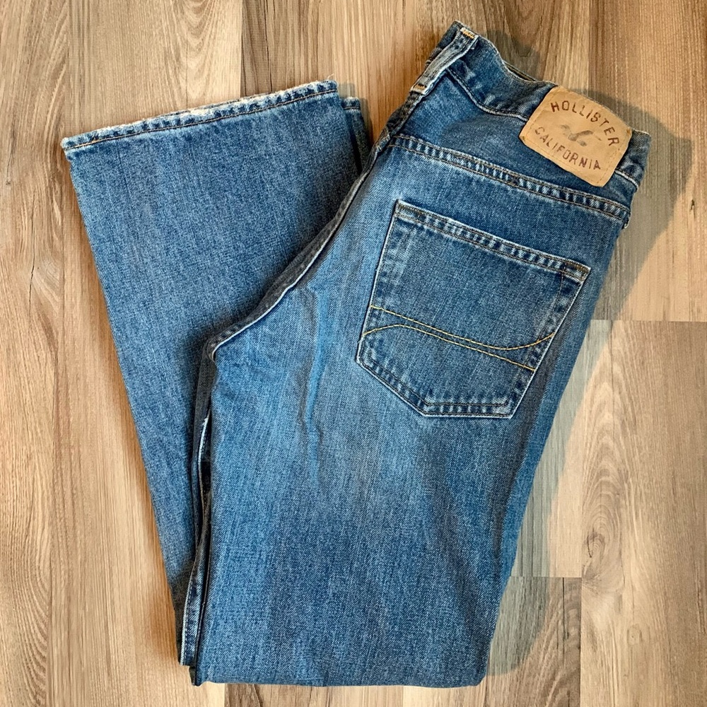 Men’s Hollister Denim Hermosa Low Rise Boot Jeans 30x30